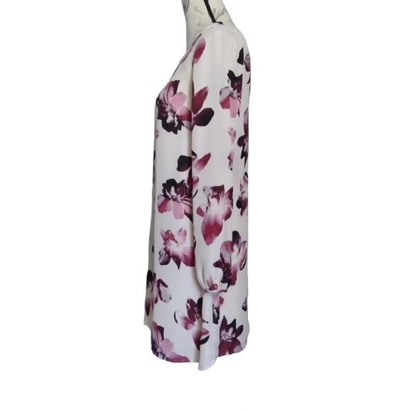 4/$20 NWOT Dex Chic Floral Print Long Sleeve Mini Dress - Picture 4 of 10